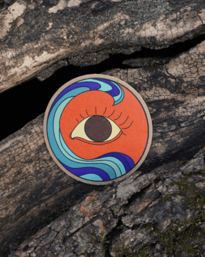 Sticker logo Dame Curiosity vintage