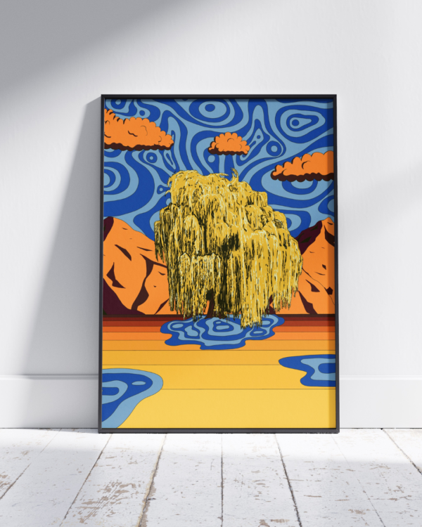 Affiche saule pleureur